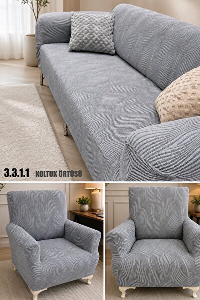 uzhanem 3 3 1 1 Stretch Elastic Flexible Washable Cotton, Jacquard Sofa Cover...