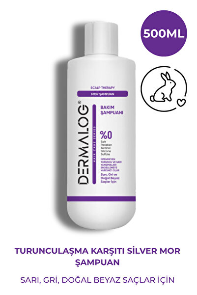 DERMALOG Turunculaşma Karşıtı Silver Mor Şampuan 500 ml