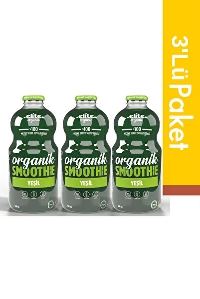 Elite Naturel Organik Smoothie Yeşil Sebze Smoothie 3 Adet 3 X 946ml