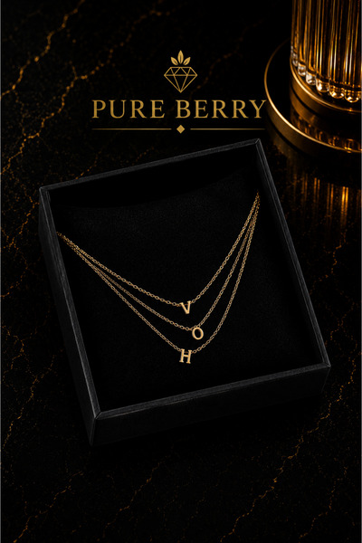 PURE BERRY MİNİ HARF KOLYE GOLD RENK A-DAN Z-YE(HARF BELİRT)