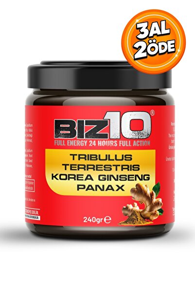 Biz10 Full Energy 24 Hours Full Action Biz10 Ginseng Atom Güç Kuvvet Macun Bi...