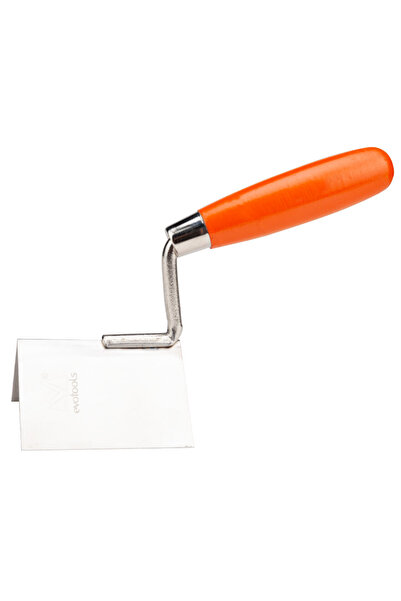 Evotools Mistrie din oțel inoxidabil pentru colț exterior - Lungime 80 mm Lăț...