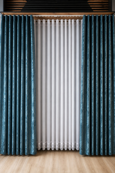 ArasyaHome Draperie de Textura Nisip Turcesc Albastru-Turcuoaz