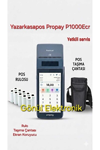 propay Yazarkasapos / Yazar Kasa Pos P1000 ECR Android 4G ve Wi-Fi (Mali kayd...