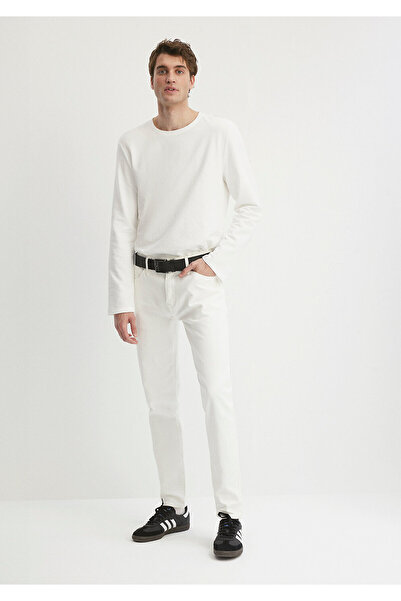 Mavi Jeansy Milan Street White 0081084558