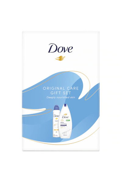 Dove Set Dove Nourishing: Spray antiperspirant, 150 ml + Gel de duș, 250 ml