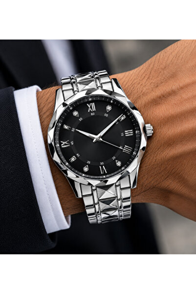 S.POLO Spolo Brand Men's Wristwatch+Bracelet Gift