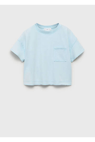 MANGO Kids Crop cepli tişört