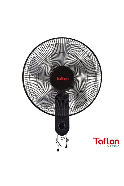 Kaşkar / Taflan Taflan Fb-40-704 Siyah Duvar Vantilatörü - (40 Cm)
