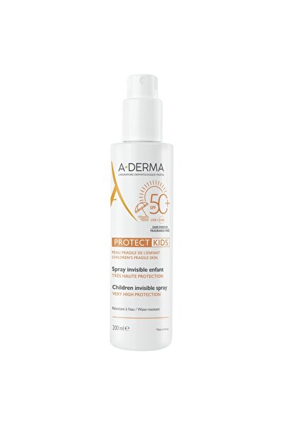A-DERMA Spray de protecție solară pentru copii SPF 50+Protect Kids A- Derma, ...