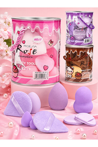 NURDAY Rose Kumbara Model Makyaj Sünger Seti