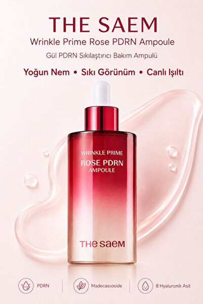 THE SAEM أمبولة رينكل برايم روز بي دي آر إن / أمبولة العناية بالبشرة المضادة ...