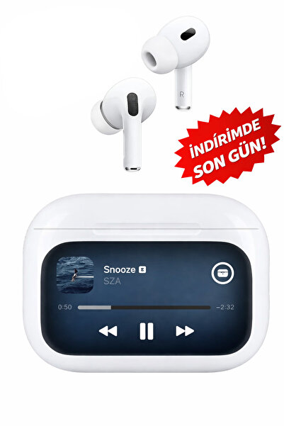 TECHNOMEN Oyunlu Dokunmatik Ekranlı Bluetooth Kablosuz Kulaklık ANC Gürültü E...