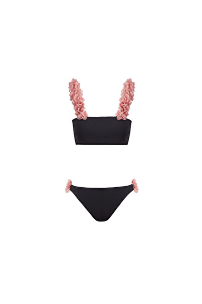 LOVEKINI Rosa Black Kids Bikini