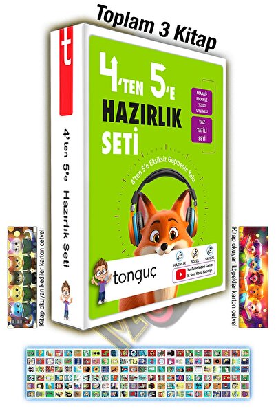 Tonguç Yayınları 4'ten 5'e Hazırlık Seti Yaz Tatili 2026-2027
