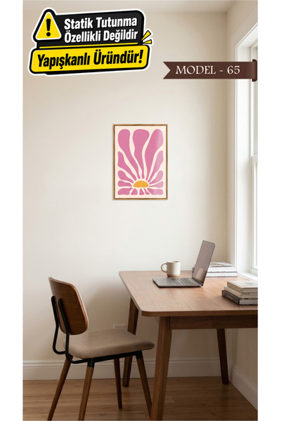 Akıllı Kağıt Floare adezivă cu aspect de sticlă (Model- 65)