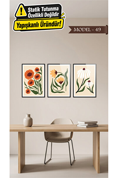 Akıllı Kağıt Floare adezivă cu aspect de sticlă (Model- 49)