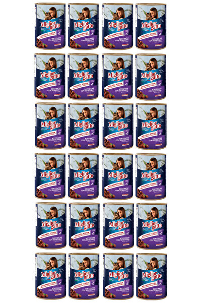 MORANDO MigliorGatto Karışık Chunks Kedi Konserve 405gr 24 ADET