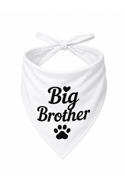 LIWOGY Big Brother & Big Sister Written Dog Scarf Bandana