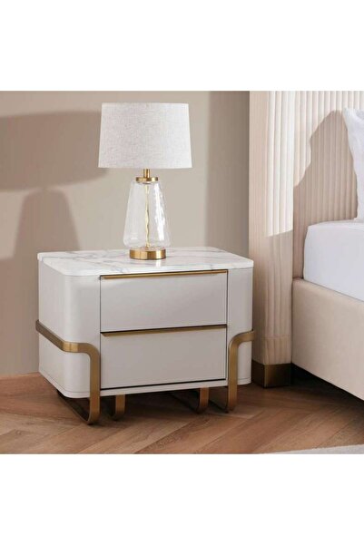PAN HOME Leonordo Night Stand - Beige