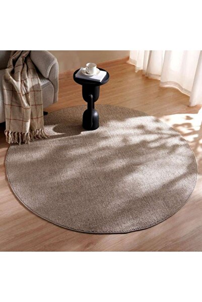 PAN HOME Tunis Textured Rug Dia 120cm - Beige