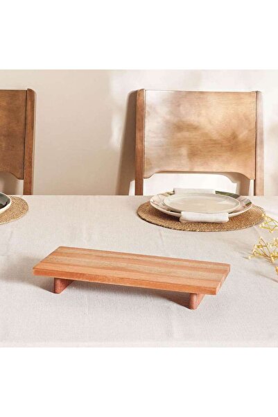 PAN HOME Novus Footed Wooden Serving Board 37x15x5cm -natural