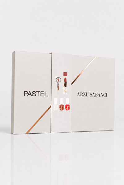 Pastel x Arzu Sabancı Summer Glow 3’lü Oje + Ruj + Anahtarlık Seti No1 | Hedi...