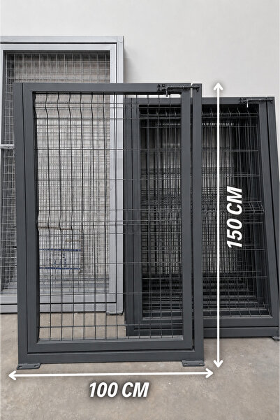 ÖR-AS TEL ÖRGÜ & PANEL ÇİT SİSTEMLERİ Antrastik Gri Tel Çit Kapı-Panel Çit Te...