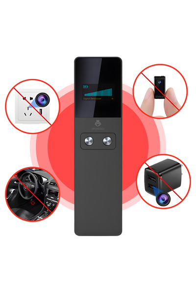 Spionescu Detector compact de dispozitive antispyware KD60 negru