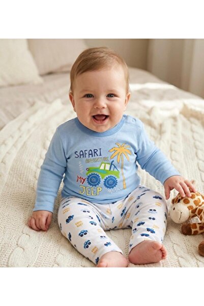 ICEFIELDS 100% Cotton Pajama Set for Baby Boy