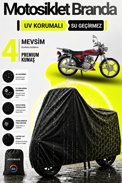 Motobros دراجة نارية قماش فالكون هجوم أسود مقاوم للماء ومتين (أعلى سميكة) نسي...