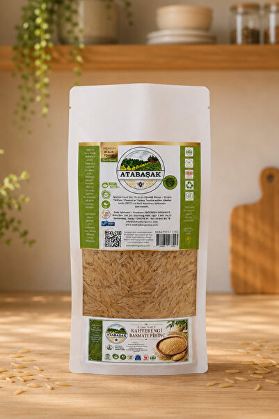 ATABAŞAK Kahverengi Basmati Pirinci 1 Kg