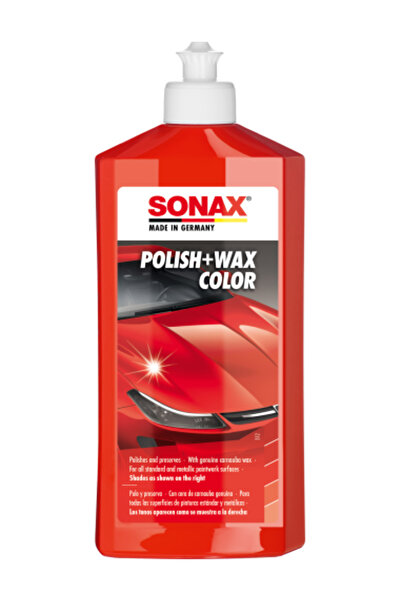 Sonax Pastă de lustruit cu ceară Nano Pro, roșie, 500 ml