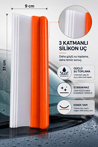 VENON YUMUŞAK ESNEK ÇİZMEZ İZ BIRAKMAZ PROFESYONEL Silikon Uçlu Su Çekeceği |...
