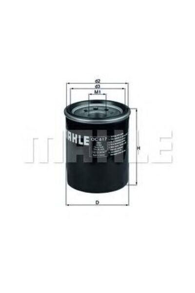 Mahle Original Filtru de ulei OC 617