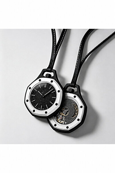 Spon Luxury Design Pendant Pocket Watch with Leather Strap Suitable for Gifts...