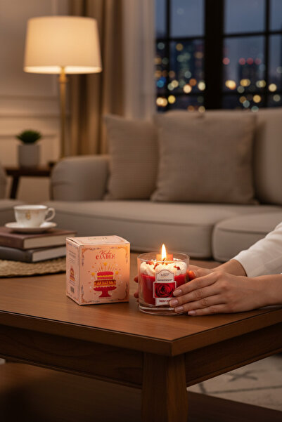 KASH Turkish Rose / Scented Soy Wax Candle / GÜL MUM