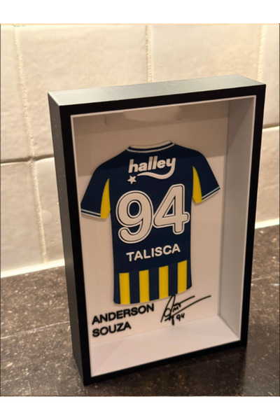 Tyana3D Spor Kulübü - Jersey Plaket Çerçeve - Futbolcu Forma Plaketi - Efsane...