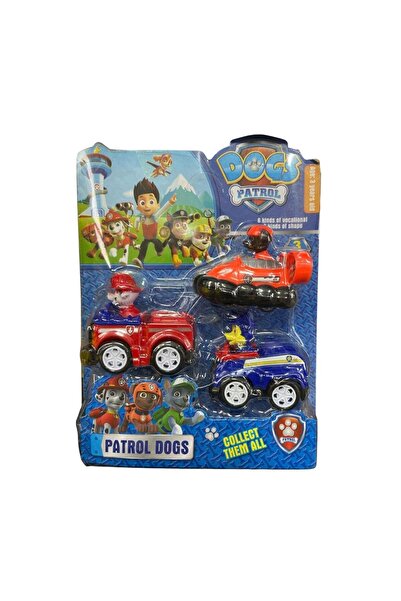 Paw Patrol 3lü (Rubble-Rocky-Skye) Set G3