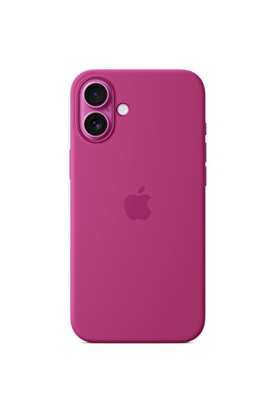 Apple Husă de silicon cu MagSafe pentru iPhone 16 Plus, Fucsia