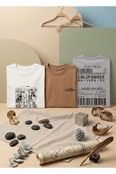 meyastore Boy's t-shirt 3-pack