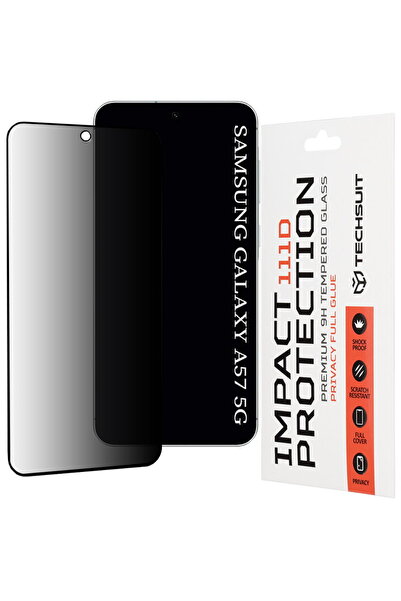 Techsuit Folie pentru Samsung Galaxy A57 5G - 111D Privacy Full Glue - Negru
