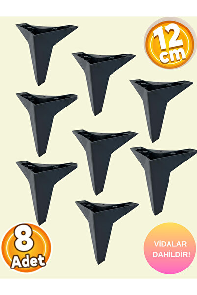 yusa stores Canapea Mobilier Fotoliu Suport TV Picior 12 Cm Plastic Negru Pic...