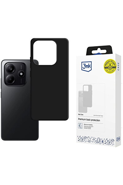 3MK Xiaomi Redmi Note 14 4G (Standard) - Husă Mată - Negru