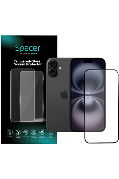 Spacer FOLIE STICLA pentru Iphone 16 Plus, grosime 0.3mm, acoperire totala ec...