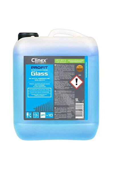 Clinex PROFIT Glass, 5 litri, solutie superconcentrata, pentru curatat supraf...