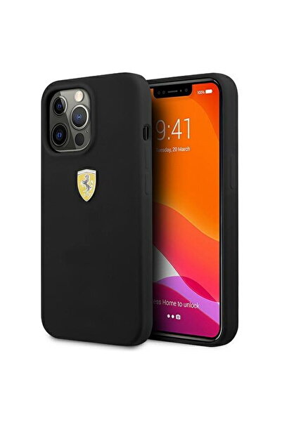 Ferrari FESSIHCP13XBK iPhone 13 Pro Max 6.7 "   negru/negru carcasă rigi...