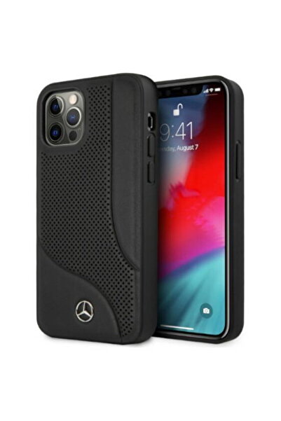 MERCEDES MEHCP12LCDOBK iPhone 12 Pro Max 6,7" Negru/black hardcase Leather Pe...