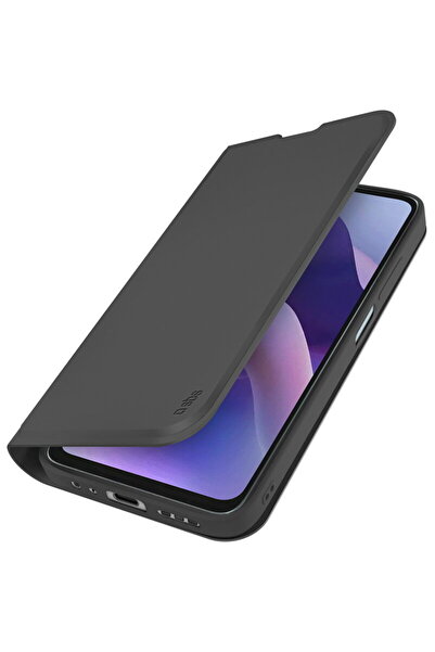 SBS Husă tip portofel netedă cu clapă pentru Motorola Moto G56 - Negru