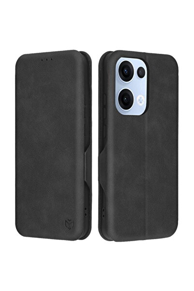 Techsuit Husă pentru Oppo Reno13 - Safe Wallet Plus - Negru